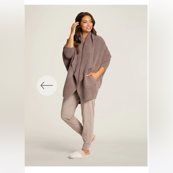 Barefoot dreams chevron ribbed cardigan - Picture 3 of 4